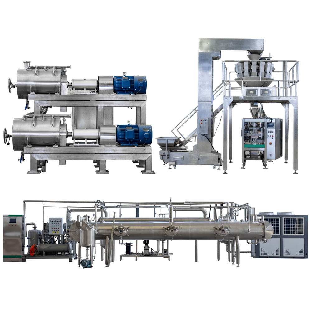 Fruit juice processing production line